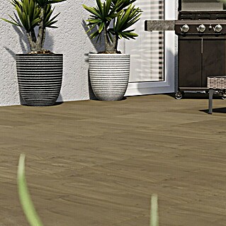 Terrassenfliese Garden Rustbrown 2.0 (59,7 x 59,7 x 2 cm, Braun, Matt)