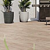 Terrassenfliese Garden Coldbrown 2.0 (59,7 x 59,7 x 2 cm, Grau/Braun, Matt) | BAUHAUS