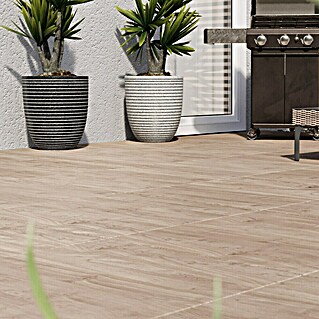 Terrassenfliese Garden Coldbrown 2.0 (59,7 x 59,7 x 2 cm, Grau/Braun, Matt)