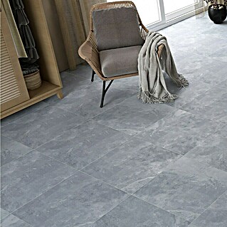 Feinsteinzeugfliese Geo Grey (60 x 60 cm, Grau, Schimmernd)