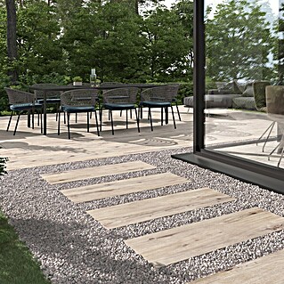 Terrassenfliese Garden Lightbrown 2.0 (39,7 x 119,7 x 2 cm, Hellbraun, Matt)