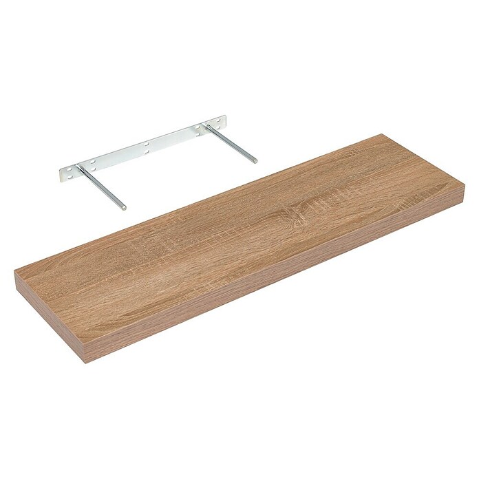 Regalux Stenska polica XL4  (Do x Š x V: 23,5 x 80 x 3,8 cm, Nosilnost: 12 kg) | 1260 - Regalböden Holz | AAFD - Regalsysteme | AAF - Regalsysteme | AA - Eisenwaren | A - Eisenwaren | BAUHAUS