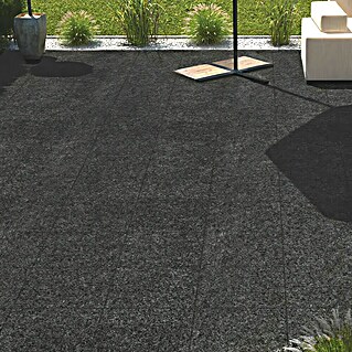 Terrassenfliese Manhattan 2.0 (60 x 60 x 2 cm, Schwarz, Matt)