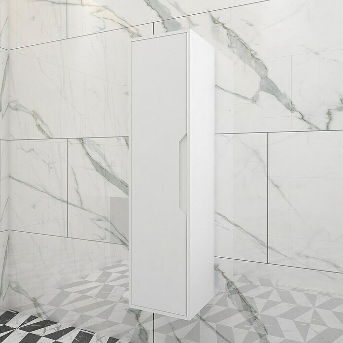 Disbain Armario alto Casiopea (L x An x Al: 35 x 35 x 140 cm, Blanco) | BAUHAUS