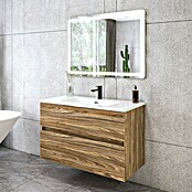 Disbain Conjunto de mueble de baño Kuntur (Ancho: 100 cm, Palisandro, 3 pzs.) | BAUHAUS