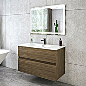 Disbain Conjunto de mueble de baño Kuntur (Ancho: 100 cm, Nogal italiano, 3 pzs.) | BAUHAUS