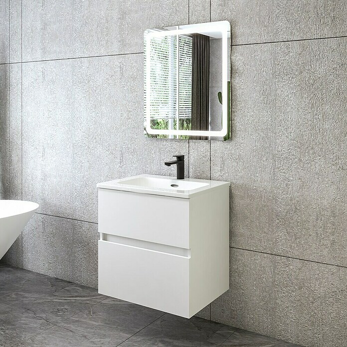 Disbain Conjunto de mueble de baño Kuntur (Ancho: 60 cm, Blanco, 3 pzs.) | BAUHAUS