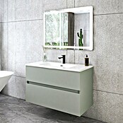 Disbain Conjunto de mueble de baño Kuntur (100 cm, Verde té) | BAUHAUS