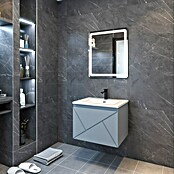 Disbain Conjunto de mueble de baño Lira (Ancho: 60 cm, Azul soho, 3 pzs.) | BAUHAUS