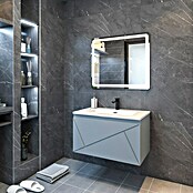Disbain Conjunto de mueble de baño Lira (80 cm, Azul soho) | BAUHAUS