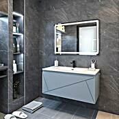 Disbain Conjunto de mueble de baño Lira (Ancho: 100 cm, Azul soho, 3 pzs.) | BAUHAUS
