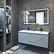 Disbain Conjunto de mueble de baño Lira (120 cm, Azul soho, 3 pzs.) | BAUHAUS