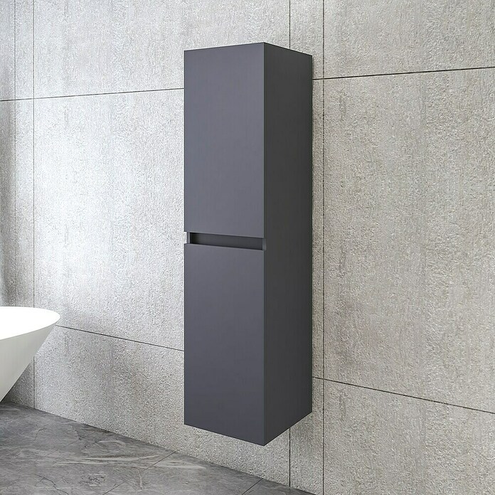 Disbain Armario alto Kuntur (L x An x Al: 35 x 35 x 140 cm, Azul noche) | BAUHAUS