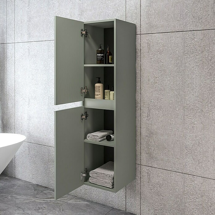 Disbain Armario alto Kuntur (L x An x Al: 35 x 35 x 140 cm, Verde té) | BAUHAUS