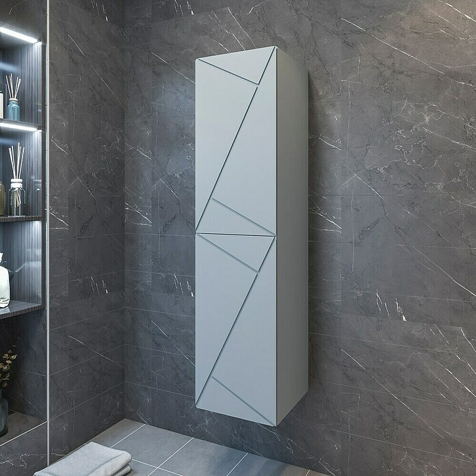 Disbain Armario colgante Lira (L x An x Al: 35 x 35 x 140 cm, Azul soho) | BAUHAUS