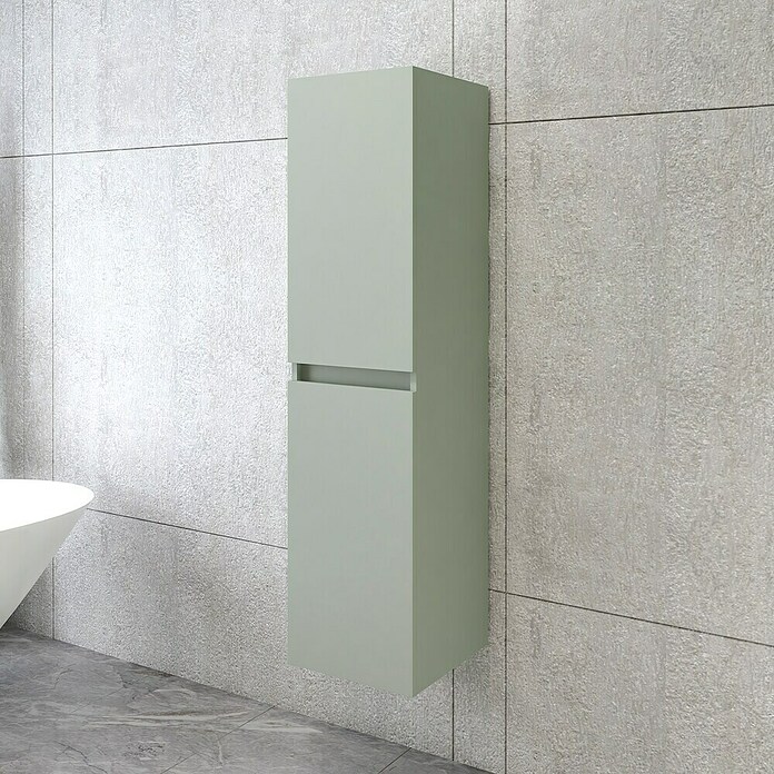 Disbain Armario alto Kuntur (L x An x Al: 35 x 35 x 140 cm, Verde té) | BAUHAUS
