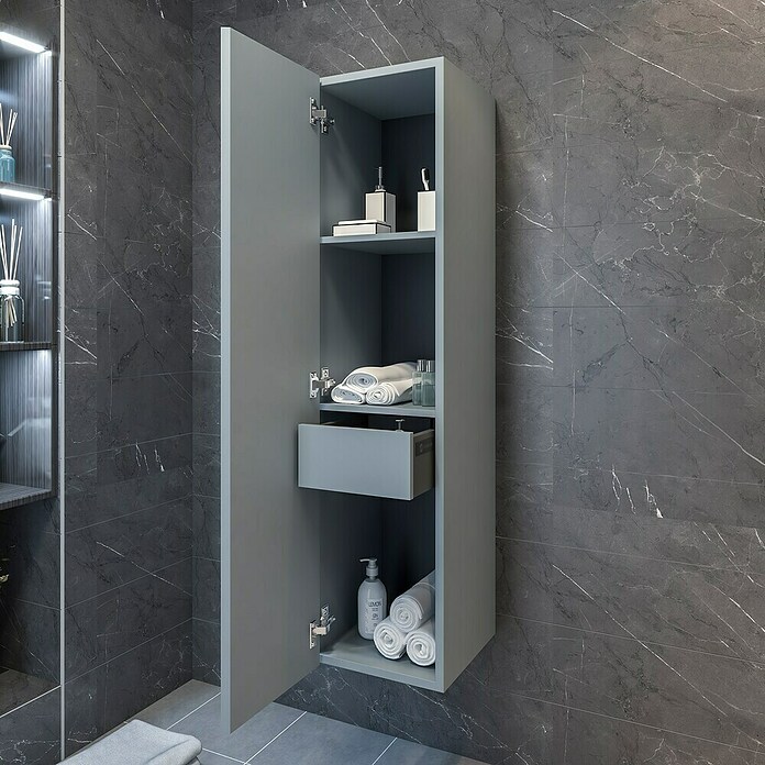 Disbain Armario colgante Lira (L x An x Al: 35 x 35 x 140 cm, Azul soho) | BAUHAUS