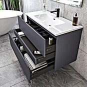 Disbain Conjunto de mueble de baño Kuntur (Ancho: 100 cm, Azul noche, 3 pzs.) | BAUHAUS