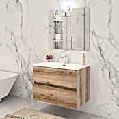 Disbain Conjunto de mueble de baño Vega (Ancho: 80 cm, Cognac, 3 pzs.) | BAUHAUS
