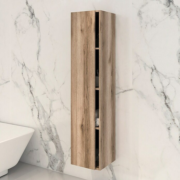 Disbain Armario colgante Vega (L x An x Al: 35 x 35 x 160 cm, Cognac) | BAUHAUS