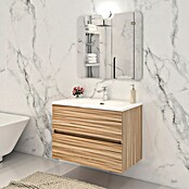 Disbain Conjunto de mueble de baño Vega (Ancho: 80 cm, Bambú, 3 pzs.) | BAUHAUS