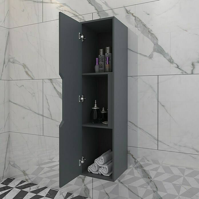 Disbain Armario alto Casiopea (L x An x Al: 35 x 35 x 140 cm, Verde foresta) | BAUHAUS