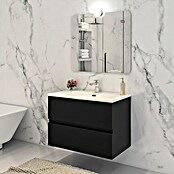 Disbain Conjunto de mueble de baño Vega (Ancho: 80 cm, Negro, 3 pzs.) | BAUHAUS