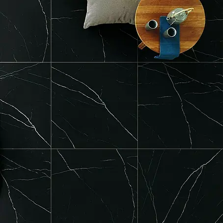 Feinsteinzeugfliese Black Marble