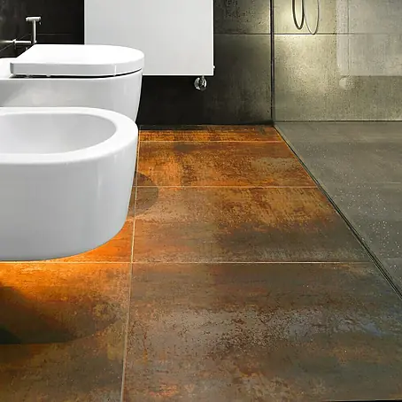 Feinsteinzeugfliese Metallic Brown