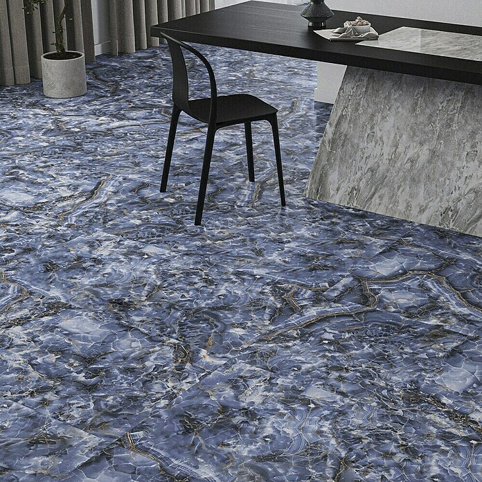 Granitogresne ploščice Marmor Ocean  (60 x 120 cm, Modra/Antracit, Sijaj) | 4240 - Natursteinoptik | EAFA - Bodenfliesen | EAF - Fliesen | EA - Fliesen | E - Fliesen | BAUHAUS