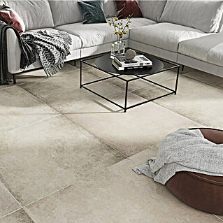 Feinsteinzeugfliese Basilea Grey (99,5 x 99,5 cm, Grau, Matt)