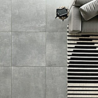Domicil Feinsteinzeugfliese Living Concrete (60 x 60 cm, Grau, Matt)