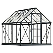 Palram Invernadero Hybrid (3,06 x 2,08 x 1,85 m, 0,7 mm, Policarbonato, Antracita)