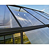 Palram – Canopia Invernadero Hybrid (Medidas ext. (An x Pr): 185 x 126 cm, 0,7 mm, Antracita) | BAUHAUS
