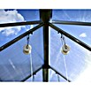 Palram – Canopia Gewächshaus Balance (Außenmaß inkl. Dachüberstand (B x T): 304 x 724 cm, 0,7 mm, Silber) | BAUHAUS