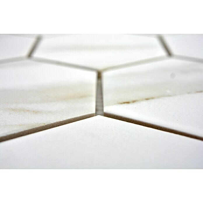 Mozaik pločica Hexagon CIM HX9 CT  (25,6 x 29,55 cm, Bež-smeđe-bijelo, Mat) | BAUHAUS