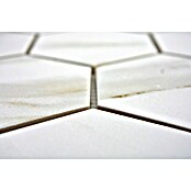 Mozaik pločica Hexagon CIM HX9 CT  (25,6 x 29,55 cm, Bež-smeđe-bijelo, Mat) | BAUHAUS