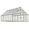 Palram – Canopia Gewächshaus Balance (Außenmaß inkl. Dachüberstand (B x T): 304 x 724 cm, 0,7 mm, Silber) | BAUHAUS