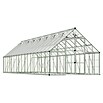 Palram – Canopia Gewächshaus Balance (Außenmaß inkl. Dachüberstand (B x T): 304 x 964 cm, 0,7 mm, Silber) | BAUHAUS