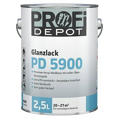 Profi Depot PD Weißlack Glanzlack PD 5900