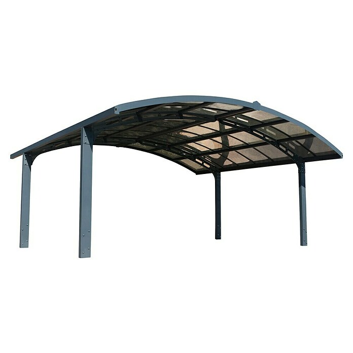 Palram – Canopia Carport Arizona Breeze (Medidas ext. (An x Pr): 578 x 495 cm, Carport doble, Antracita) | BAUHAUS