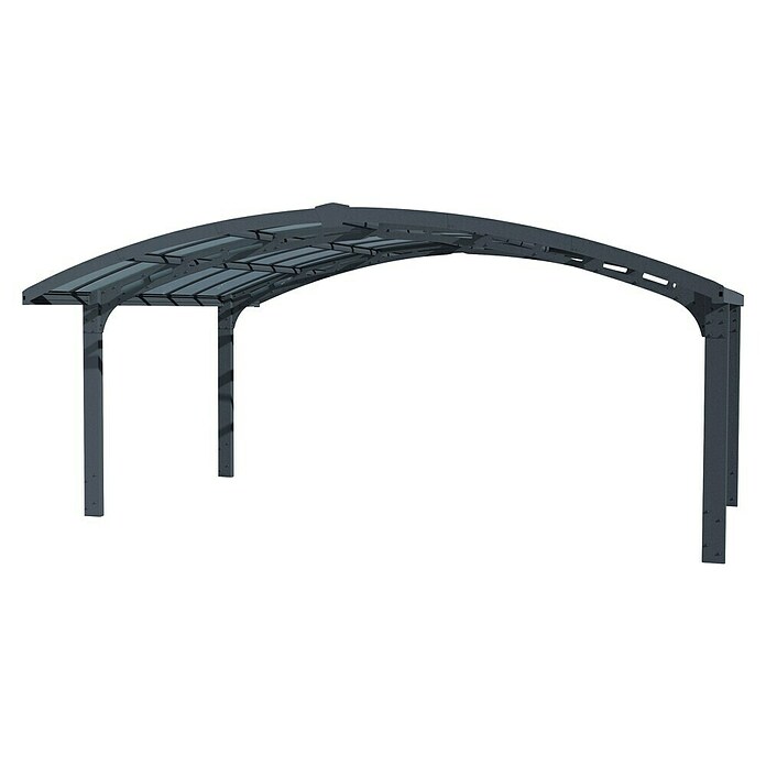 Palram – Canopia Carport Arizona Breeze (Medidas ext. (An x Pr): 578 x 495 cm, Carport doble, Antracita) | BAUHAUS