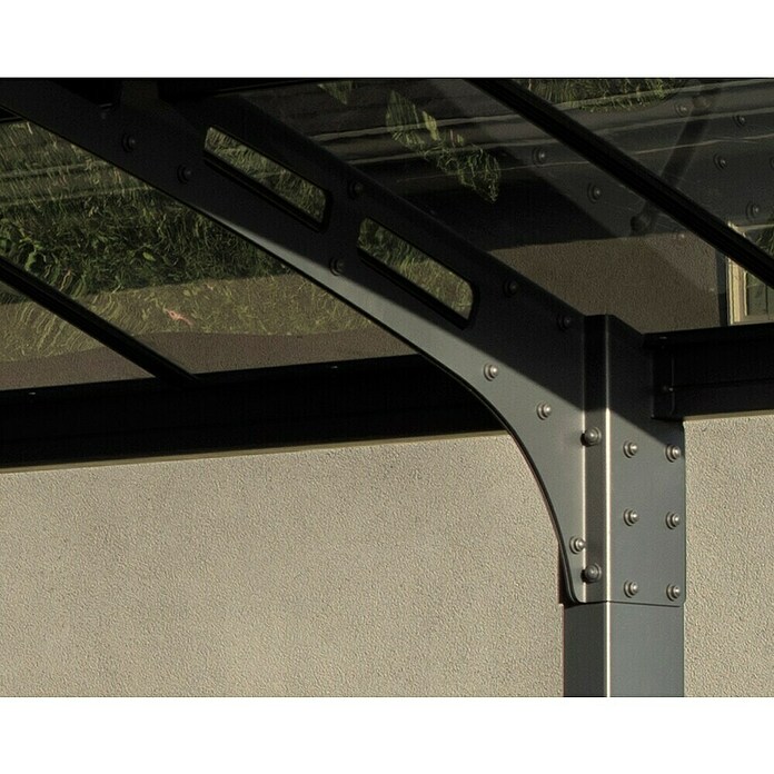Palram – Canopia Carport Arizona Breeze (Medidas ext. (An x Pr): 578 x 495 cm, Carport doble, Antracita) | BAUHAUS