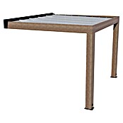 Palram – Canopia Marquesina adosada Helsinki (An x Pr: 340 x 300 cm, Cedro, Policarbonato, Translúcido) | BAUHAUS