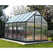 Palram – Canopia Invernadero Mythos (Medidas ext. (An x Pr): 185 x 306 cm, 4 mm, Gris) | BAUHAUS