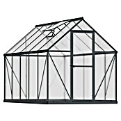 Palram – Canopia Invernadero Mythos (Medidas ext. (An x Pr): 185 x 306 cm, 4 mm, Gris) | BAUHAUS