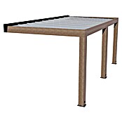 Palram – Canopia Marquesina adosada Helsinki (An x Pr: 600 x 300 cm, Cedro, Policarbonato, Translúcido) | BAUHAUS