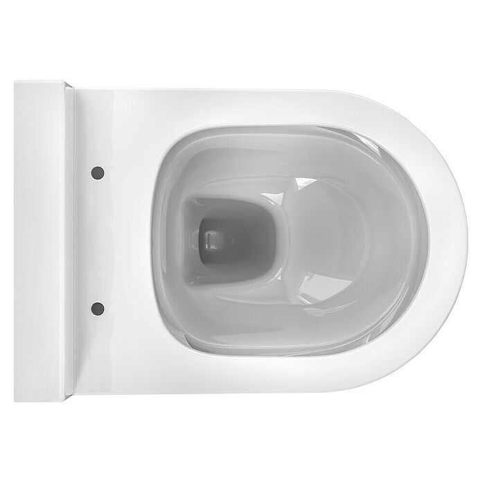 Camargue Empire Hangend Toilet (Zonder spoelrand, Voorzien van standaardglazuur, Spoelvorm: Diep, Uitlaat toilet: Horizontaal) | BAUHAUS