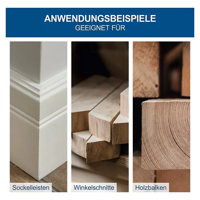 Scheppach Kapp- & Gehrungssäge HM210L1.500 W, Durchmesser Sägeblatt: 210 mm, Leerlaufdrehzahl: 4.900 U/min Info