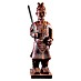Figura decorativa Guerrero chino con espada 